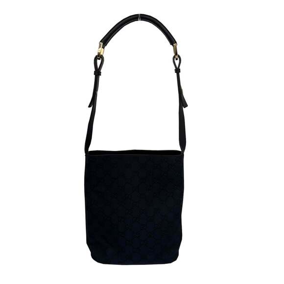 GUCCI Black Leather Shoulder Bag - Picture 2 of 13